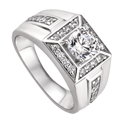 Nhẫn nam đính kim cương 