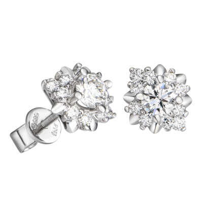 Bông tai đính đá H4