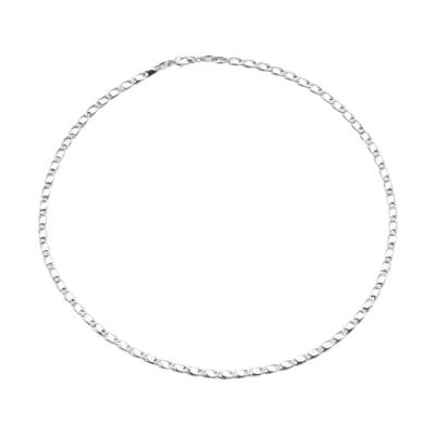 Dây chuyền nam Vàng trắng Ý 18K H1