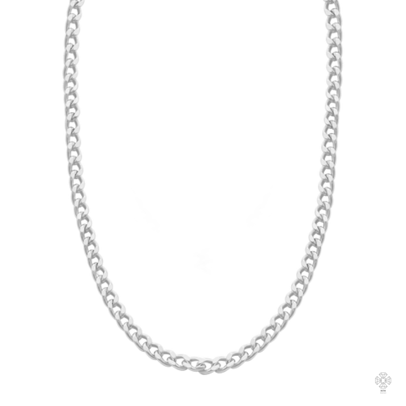 Dây chuyền nam Vàng trắng Ý 18K H2