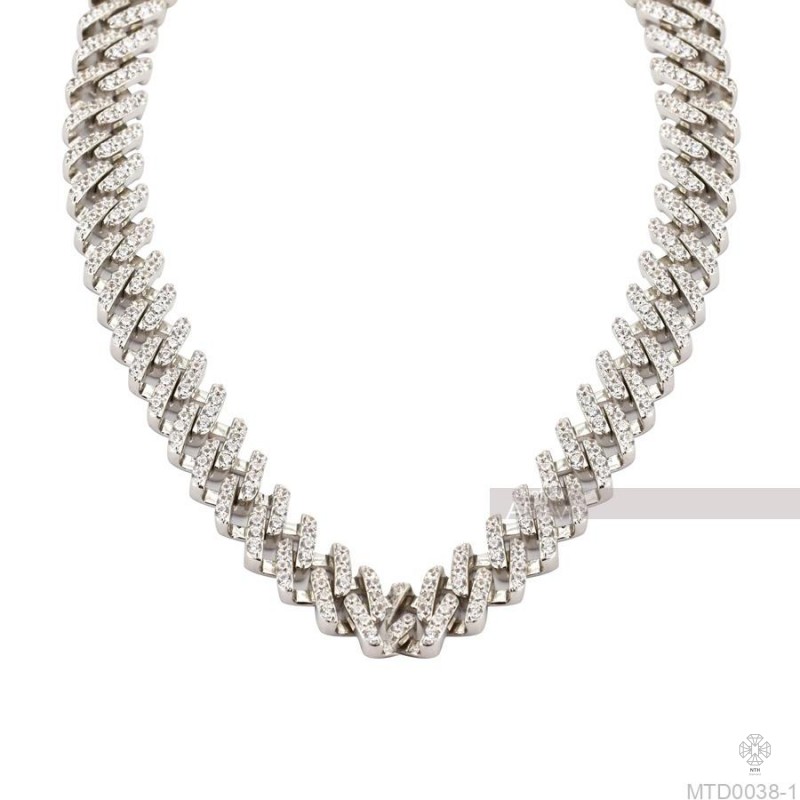 DÂY CHUYỀN VÀNG TRẮNG 10K H1