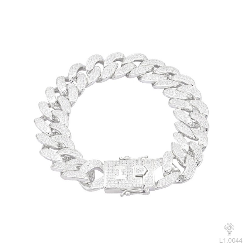 LẮC TAY NAM VÀNG TRẮNG 10K