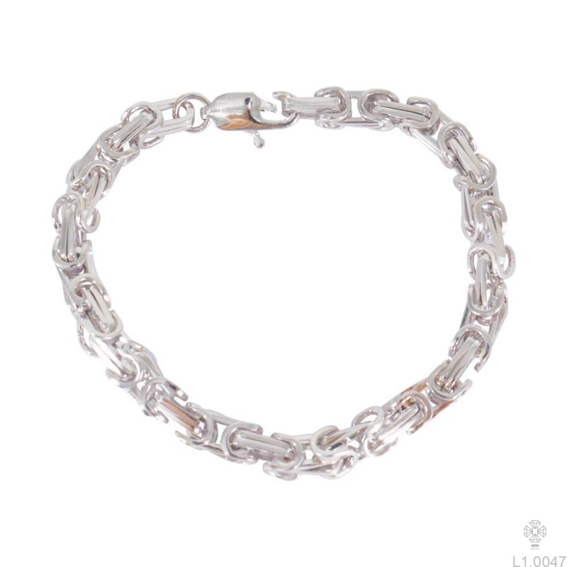 LẮC TAY NAM VÀNG TRẮNG 10K H1